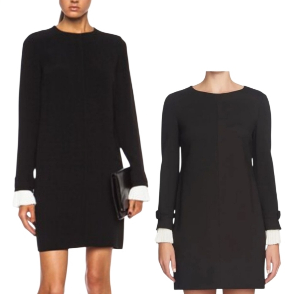 Love Token Pleat Cuff Sweater Shift Dress - Picture 2 of 13